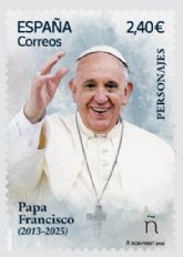 Correos emite un sello dedicado al papa Francisco