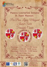 La Concejala de Turismo organiza de nuevo 3 Paseos literarios con el Infante don Juan Manuel por el Barrio del Castillo de Molina de Segura