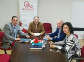ASECOM mantiene un encuentro de trabajo con el grupo popular municipal de Molina de Segura
