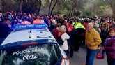 Ms de 50 efectivos integran el dispositivo de seguridad de la romera de regreso de La Santa de Totana manana domingo 7 de enero