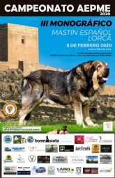 Unos 60 ejemplares se darn cita, este sbado, 8 de febrero, en el III Monogrfico Mastn Español de Lorca