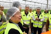 La Federación Nacional de Agricultores Japoneses visita los campos y el centro de producción de Florette en murcia
