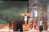 Los protagonistas de 'Jesús de Nazaret' se emocionan hasta llorar durante la interpretación del drama sacro