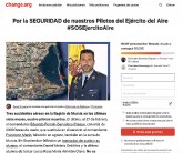 Ms de 35.000 firmas piden medidas urgentes para garantizar la seguridad de los pilotos del Ejrcito del Aire