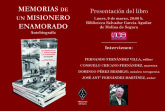 José Antonio Fernández Martínez presenta el libro Memorias de un misionero enamorado el lunes 9 de marzo en Molina de Segura