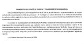 Comunicado del Comit de Empresa de MercaMurcia