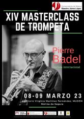 El Conservatorio Profesional de Msica Maestro Jaime Lpez de Molina de Segura organiza una master class de trompeta los das 8 y 9 de marzo