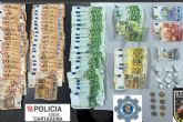 El nuevo grupo de intervención de Policía Local decomisa 5.700 euros y 8 gramos de cocaína