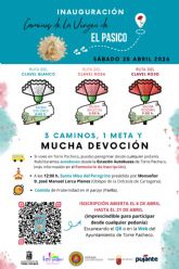 Aplazada la inauguración de los caminos de peregrinación hacia la ermita del Pasico por motivos meteorológicos