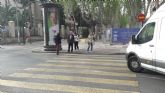 Ahora Murcia pide que se señalicen los pasos de peatones de Alfonso X afectados por las obras de peatonalización