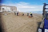 Comienzan los trabajos de limpieza en playas tras el temporal