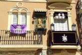 Diez balcones, fachadas y escaparates de Cartagena lucirn engalanados por Semana Santa