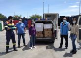 El Centro Comercial Parque Almenara y Carrefour donan 1.500 kg de alimentos a las familias ms vulnerables de Lorca