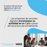 Las empresas de servicios digitales incrementan su actividad en un 1,4% a pesar del escenario de enfriamiento