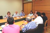 Los sindicatos con representacin en el  Ayuntamiento de Murcia se renen con los grupos municipales