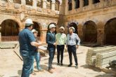 Los trabajos de rehabilitacion del Monasterio de San Gines de la Jara prosiguen segun lo estipulado