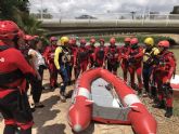 Los Bomberos de Murcia se forman en rescate acuático