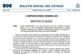 El BOE publica las unidades territoriales que progresan a las fases 2 y 3 del Plan para la transicin hacia una nueva normalidad