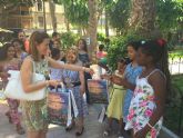 Los niños del programa Vacaciones en Paz ya disfrutan del verano en Águilas