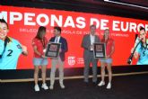 Homenaje a las campeonas de Europa de ftbol sala