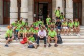 Los participantes del Campus Cartagena FC UCAM visitan el Ayuntamiento