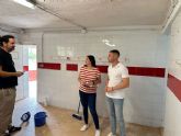 El Ayuntamiento inicia la rehabilitacin de los vestuarios del Campo de Ftbol de La Alberca