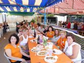 Las mujeres de Los Dolores celebraron su tradicional comida de convivencia durante las fiestas