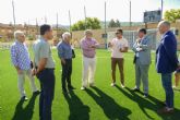 El campo de fútbol de El Palmar estrena nuevo césped artificial