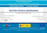 La Concejala de Desarrollo Local pone en marcha el curso de Gestin Tcnico Empresarial