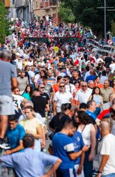 Multitudinario encierro con los novillos de Dolores Aguirre