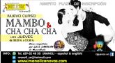 MAMBO y CHA-CHA-CHA, nuevo curso en la Escuela de Danza Manoli Cnovas