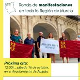 Somos Región inicia su campaña “¡Despierta Región, Despierta! con la primera manifestación frente al ayuntamiento de Abanilla