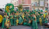 Las pias del grupo Sabor Tropical ganan el Desfile de Carrozas 2025 de Puerto Lumbreras