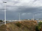 Infraestructuras refuerza la seguridad vial en la glorieta de El Mirador en San Javier con la mejora de la iluminaci�n