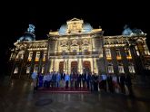El Palacio Consistorial de Cartagena estrena nueva iluminaci�n ornamental gracias a la Fundaci�n Iberdrola Espana