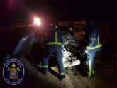 Conductor ileso en un aparatoso accidente en la AP-7