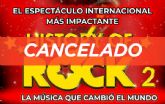 Suspendido el concierto de History of Rock 2 en El Batel