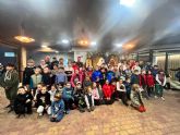 Entrega de premios del torneo de navidad de la escuela de tenis del C.T. Totana y visita de los Reyes Magos