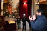 L�pez Miras acompa�a a los totaneros en la romer�a de subida de La Santa