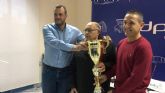 Juan Pedro Martnez Simn recibe un reconocimiento como el mejor cazador lorquino del año 2017