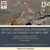 Presentacin del XXXVI campeonato autonmico de caza de perdiz con reclamo