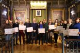 11 asociaciones de Mazarrn reciben el cheque por la recaudacin de los conciertos de las fiestas patronales 2022
