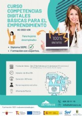 Abiertas las inscripciones para el segundo curso de Competencias Digitales Básicas para el Emprendimiento