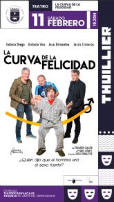 Gabino Diego protagoniza este sábado en Caravaca la comedia 'La curva de la felicidad'