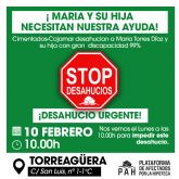 La PAH llama a movilizarse en Torreagera para frenar el desahucio de una madre y su hija con gran discapacidad