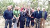 Ricardo Segado visita el Huerto de Candido de La Palma