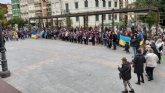 Concentración masiva en Cieza contra la guerra en Ucrania