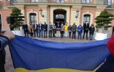 El Ayuntamiento iza la bandera de Ucrania como muestra de solidaridad y apoyo a la poblacin del pas