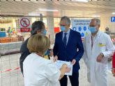 Comienzan las obras de ampliacin de Urgencias del hospital Rafael Mndez de Lorca