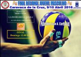 El pabellón Corbalán acoge este fin de semana la fase final regional de Voleibol Juvenil Masculino